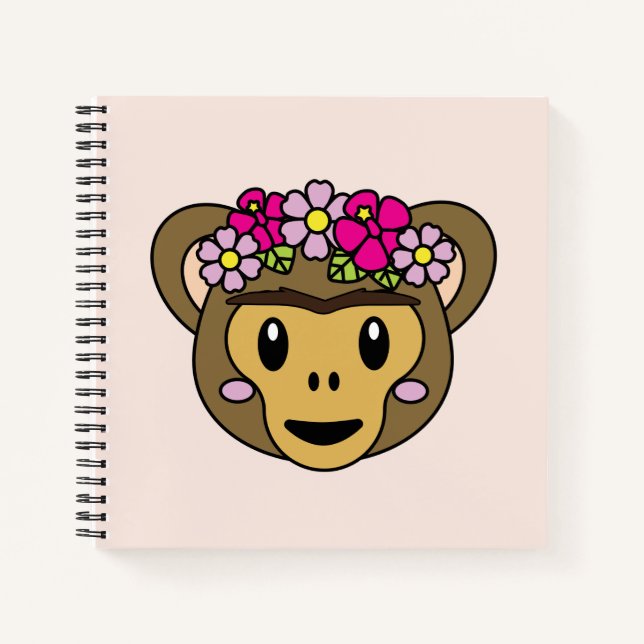 Frida Kahlo | FridaMoji - Monkey Notebook (Front)