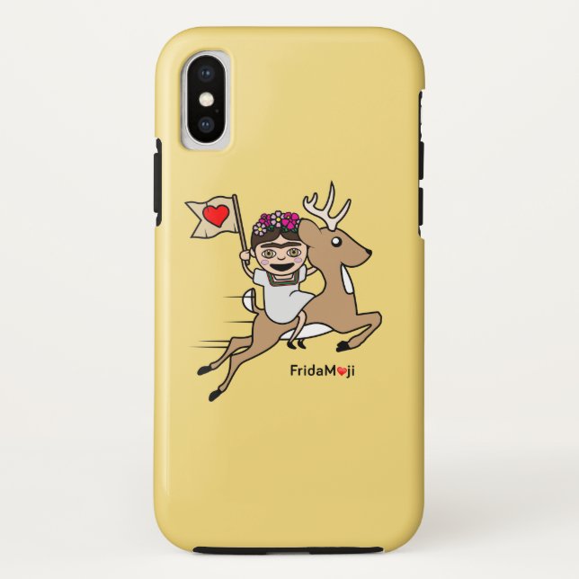 Frida Kahlo | FridaMoji - Reindeer Case-Mate iPhone Case (Back)