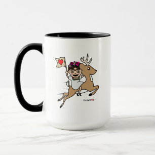 Frida Kahlo   FridaMoji - Reindeer Mug