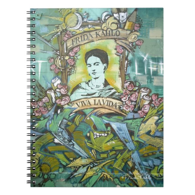 Frida Kahlo Graffiti Notebook (Front)