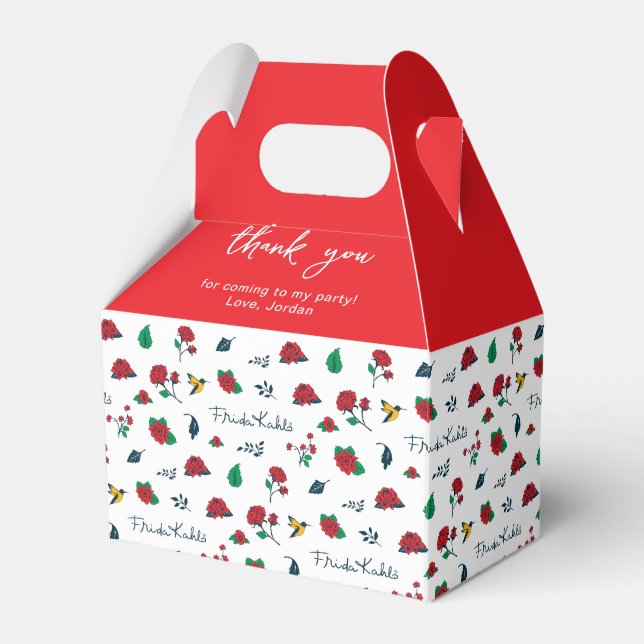 Frida Kahlo | Heart of Mexico Favor Box (Front Side)