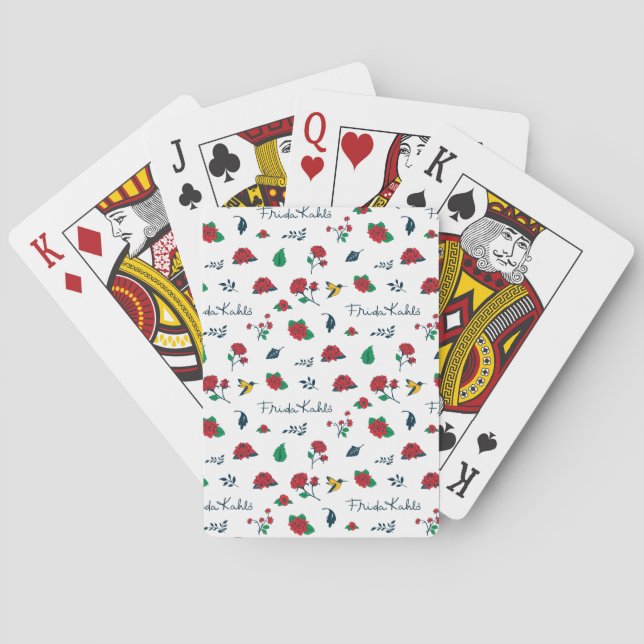 Frida Kahlo | Heart of Mexico Playing Cards (Back)