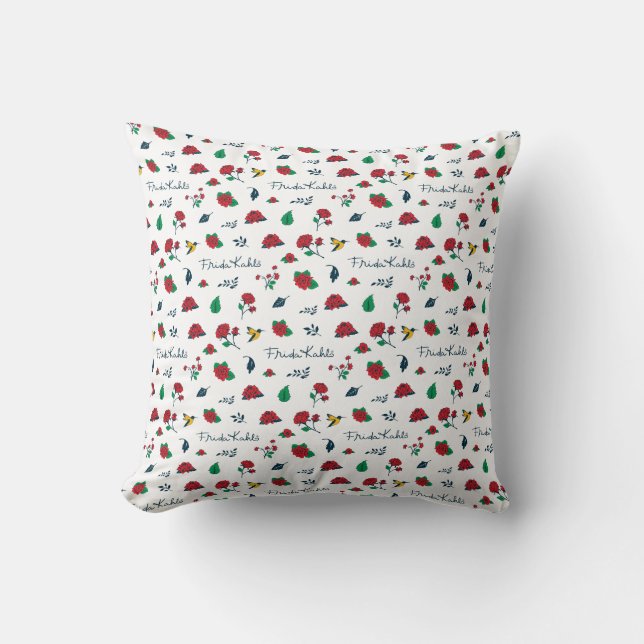 Frida Kahlo | Heart of Mexico Throw Pillow (Front)