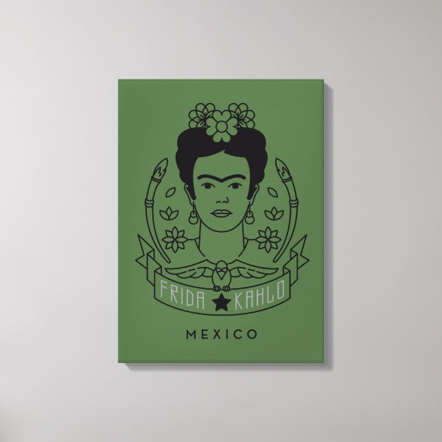 Frida Kahlo | Heroína Canvas Print (Front)