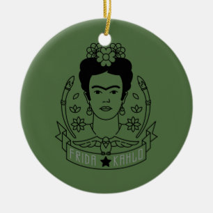 Frida Kahlo   Heroína Ceramic Ornament
