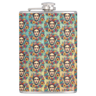 Frida Kahlo Hip Flask