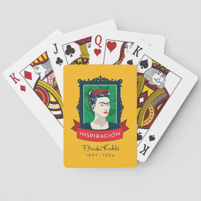 Frida Kahlo | Inspiración Playing Cards (Back)