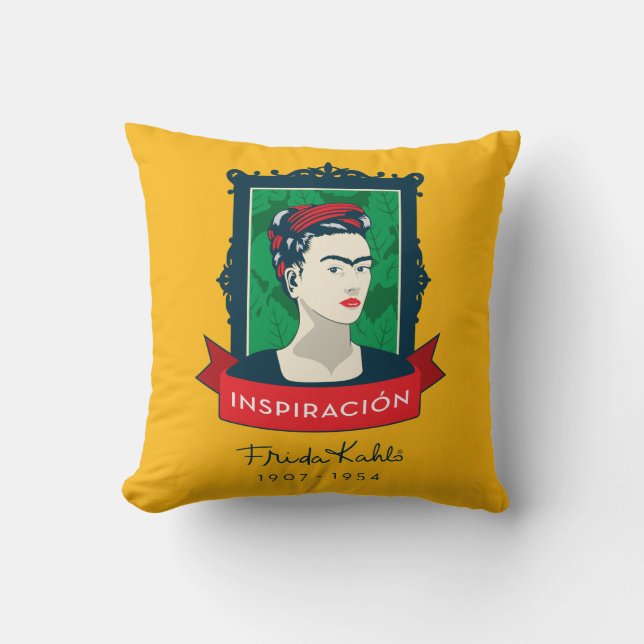 Frida Kahlo | Inspiración Throw Pillow (Front)