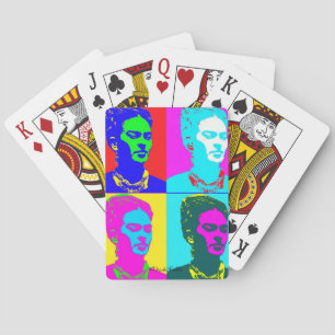 Frida Kahlo Inspired Portrait Playing Cards