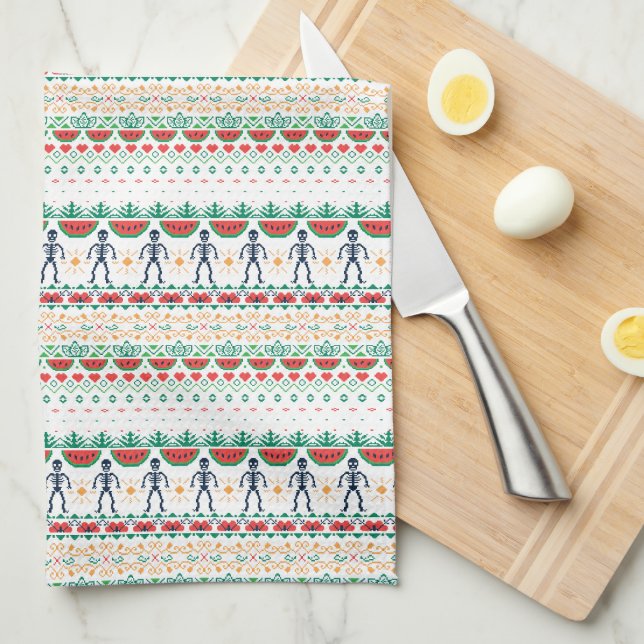 Frida Kahlo | Mexican Graphic Kitchen Towel (Quarter Fold)