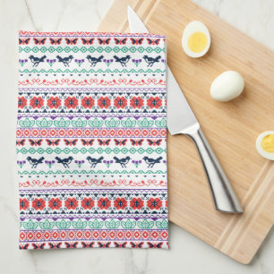Frida Kahlo   Mexican Pattern Kitchen Towel
