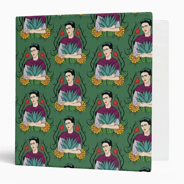 Frida Kahlo | Mi Mexico Lindo Pattern Binder (Front/Inside)