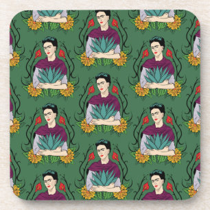 Frida Kahlo   Mi Mexico Lindo Pattern Coaster