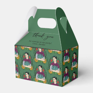 Frida Kahlo Mi Mexico Lindo Pattern Favor Box