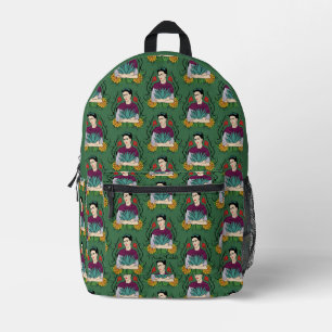 Frida Kahlo   Mi Mexico Lindo Pattern Printed Backpack
