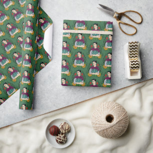 Frida Kahlo Mi Mexico Lindo Pattern Wrapping Paper