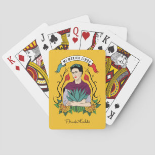 Frida Kahlo   Mi Mexico Lindo Playing Cards