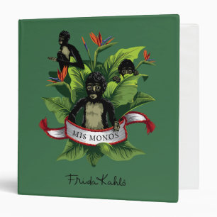 Frida Kahlo Mis Monos Binder