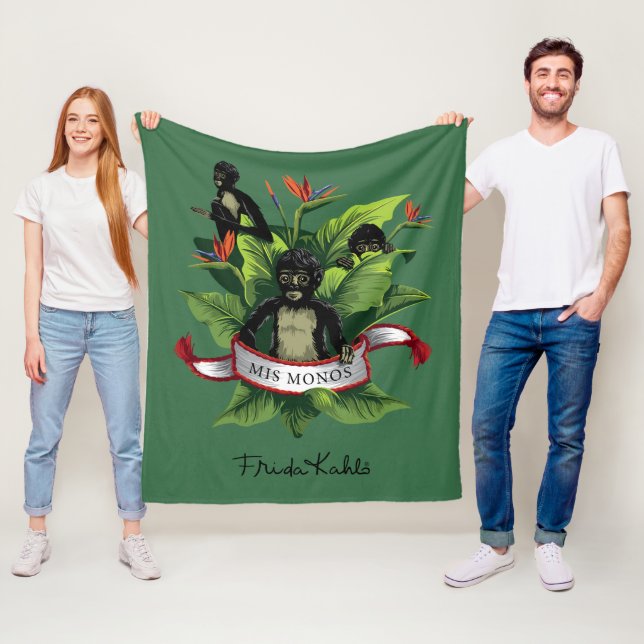 Frida Kahlo | Mis Monos Fleece Blanket (In Situ)