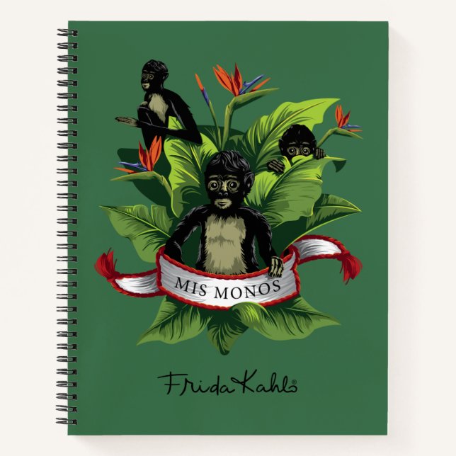 Frida Kahlo | Mis Monos Notebook (Front)