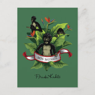 Frida Kahlo   Mis Monos Postcard