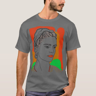 Frida Kahlo Original Minimal Retro Style Design T-Shirt