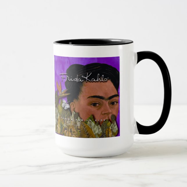 Frida Kahlo Pasion Por La Vida Mug (Right)