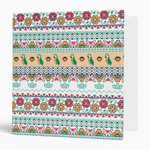 Frida Kahlo Patrón de Colores Binder