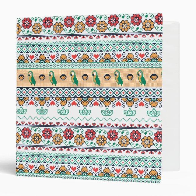 Frida Kahlo | Patrón de Colores Binder (Front/Inside)