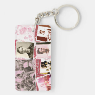 Frida Kahlo Photo Montage Keychain