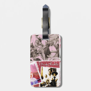 Frida Kahlo Photo Montage Luggage Tag