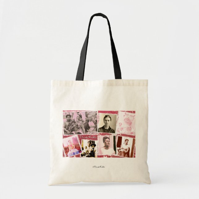 Frida Kahlo Photo Montage Tote Bag (Front)