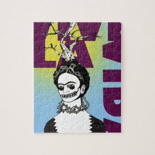Frida Kahlo Pop Art Portrait Jigsaw Puzzle