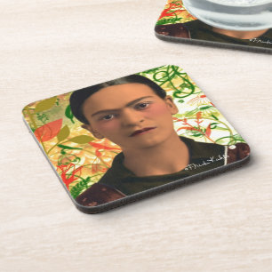 Frida Kahlo Reflejando Coaster