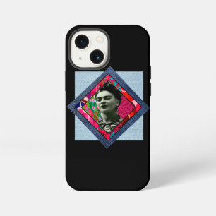 Frida Kahlo Retro Pink Denim iPhone 13 Mini Case