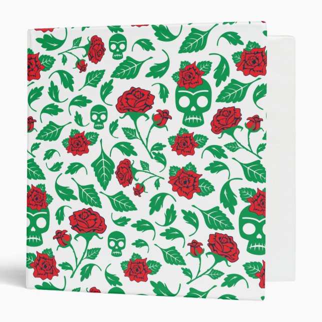 Frida Kahlo | Skulls & Roses Binder (Front/Inside)