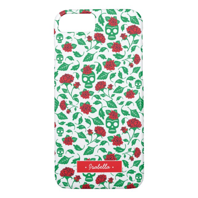 Frida Kahlo | Skulls & Roses Case-Mate iPhone Case (Back)