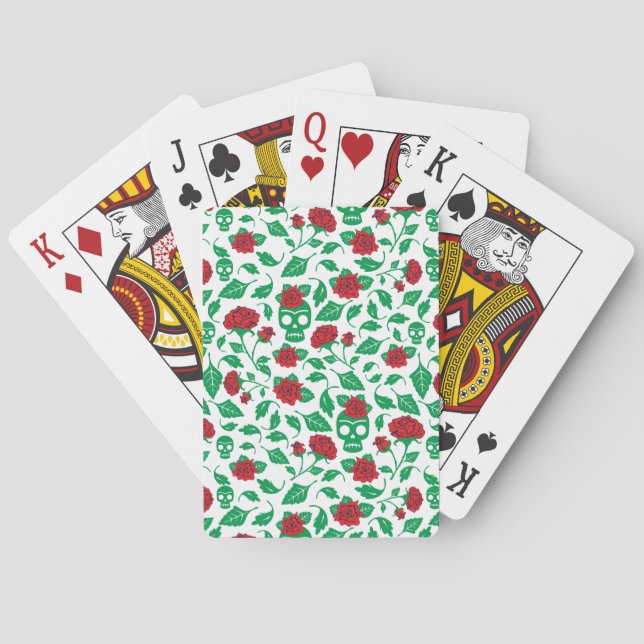 Frida Kahlo | Skulls & Roses Playing Cards (Back)