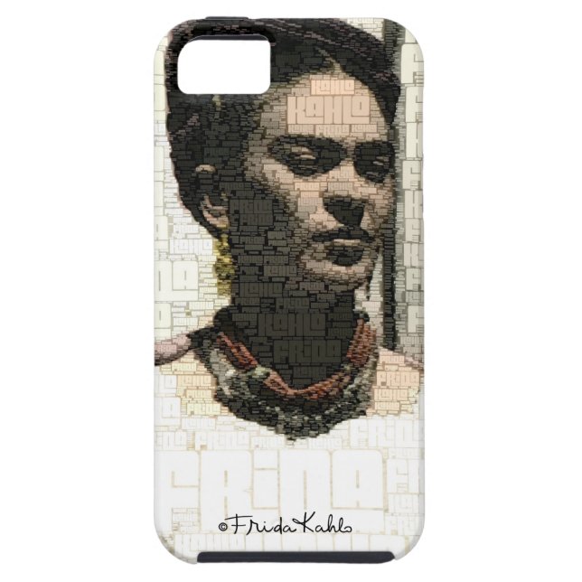 Frida Kahlo Textile Portrait Case-Mate iPhone Case (Back)