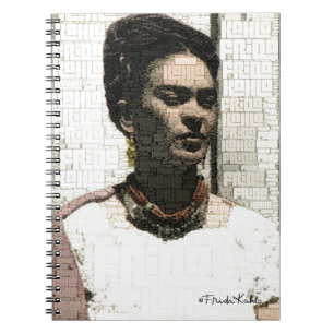 Frida Kahlo Textile Portrait Notebook