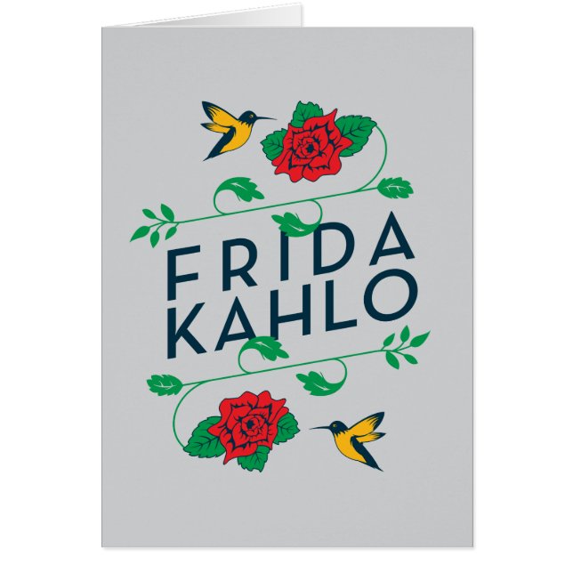 Frida Kahlo | Typographie florale (Devant)