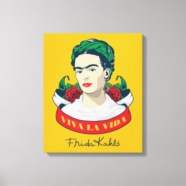 Frida Kahlo | Viva la Vida Canvas Print (Front)