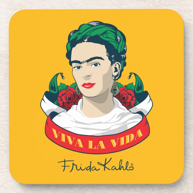 Frida Kahlo | Viva la Vida Coaster (Front)