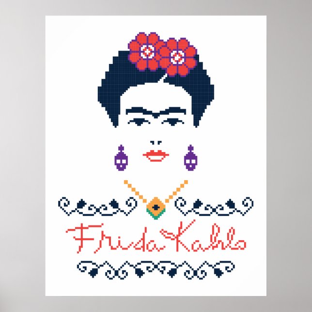 Frida Kahlo | Viva Mexico Poster (Front)