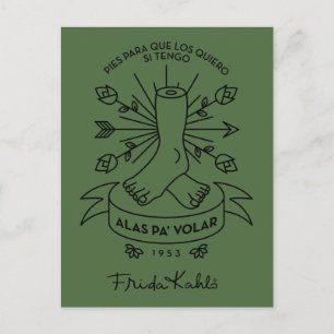 Frida Kahlo   Wings to Fly Postcard