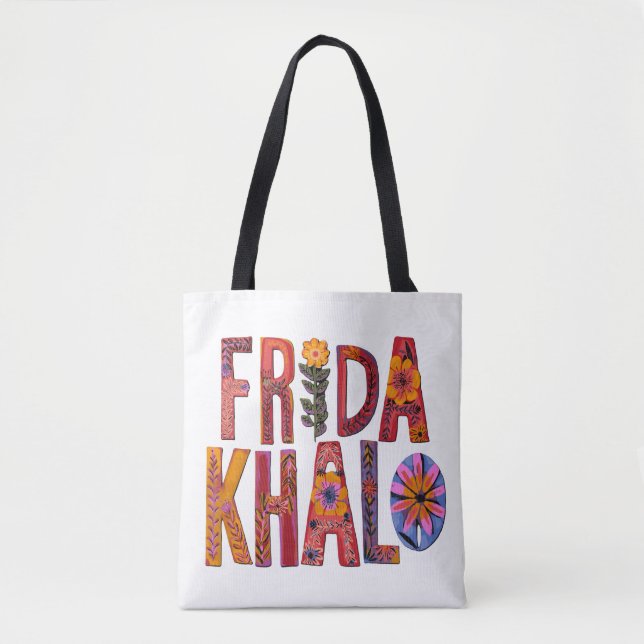frida khalo tote bag (Front)