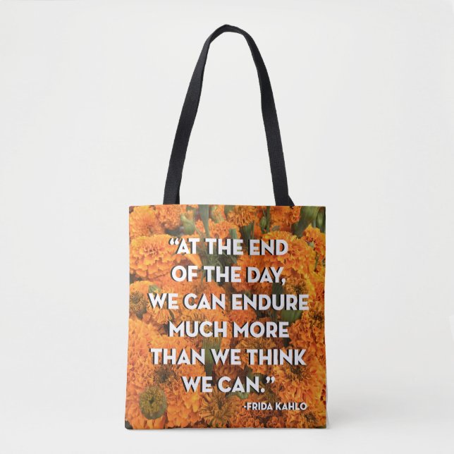 Frida Quote Tote Bag (Front)