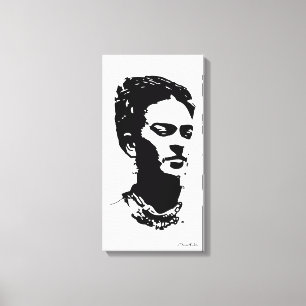Frida Shadow Portrait Canvas Print