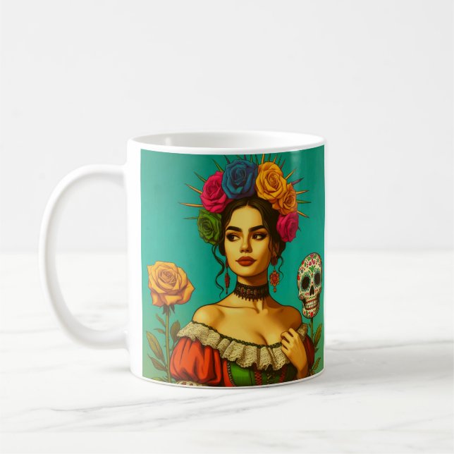 Frida's Essence: Be-You-Tiful Coffee Mug (Left)