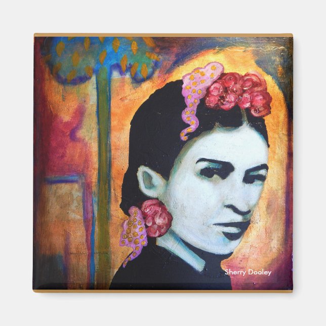 Frida's Garden Magnet (Front)